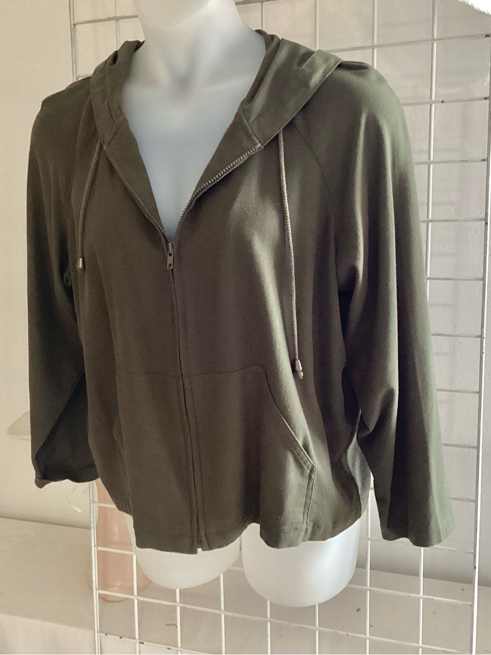 Hilllard & Hanson Olive Hoodie